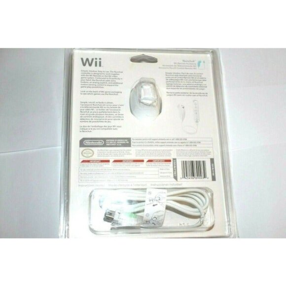 New/Factory Sealed Official Nintendo Wii Nunchuk White Controller - Picture 2 of 2